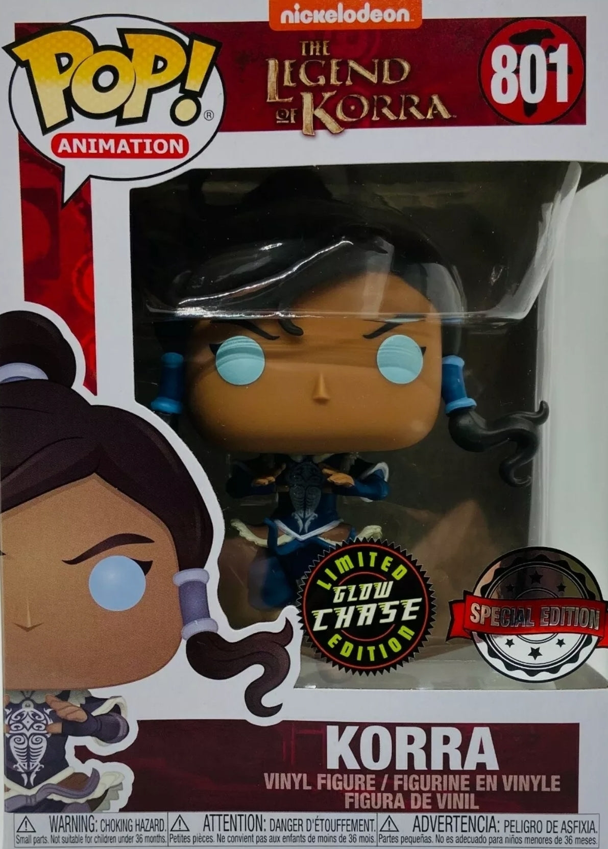 Funko Pop! Animation:  The Legend of Korra: Korra (Chase) (Special Edition)