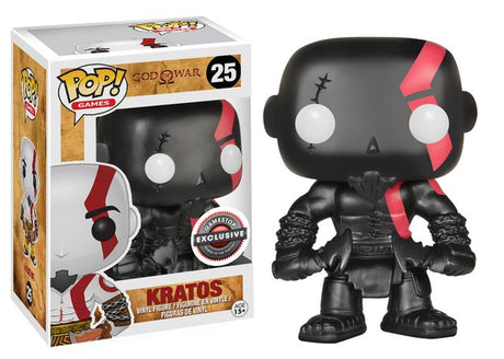 Funko Pop! Games: God of War Kratos (Fear) vinyl figure with box imperfection, collectible toy from Shak's Pop Shop.