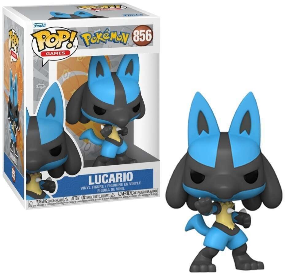 Funko Pop! Games: Pokémon: Lucario (Box Imperfection)