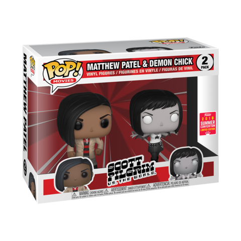 Funko Pop! Movies: Scott Pilgram V.S The World: Matthew Patel & Demon Chick (2-Pack) (2018 Summer Convention Exclusive)