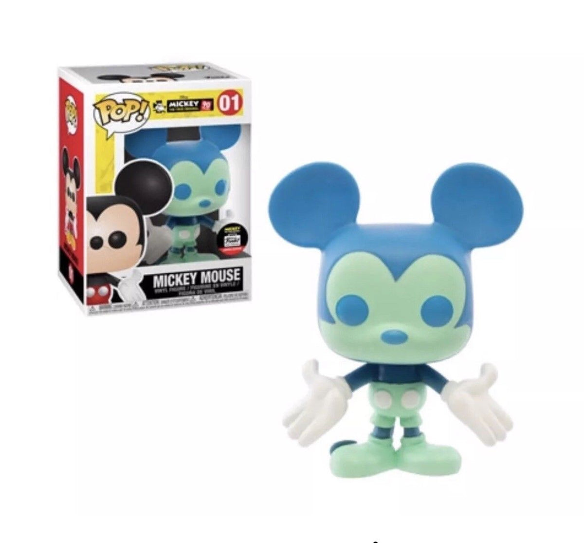 Funko Pop! Disney: Mickey Mouse (Blue & Green) (Funko Shop Exclusive)