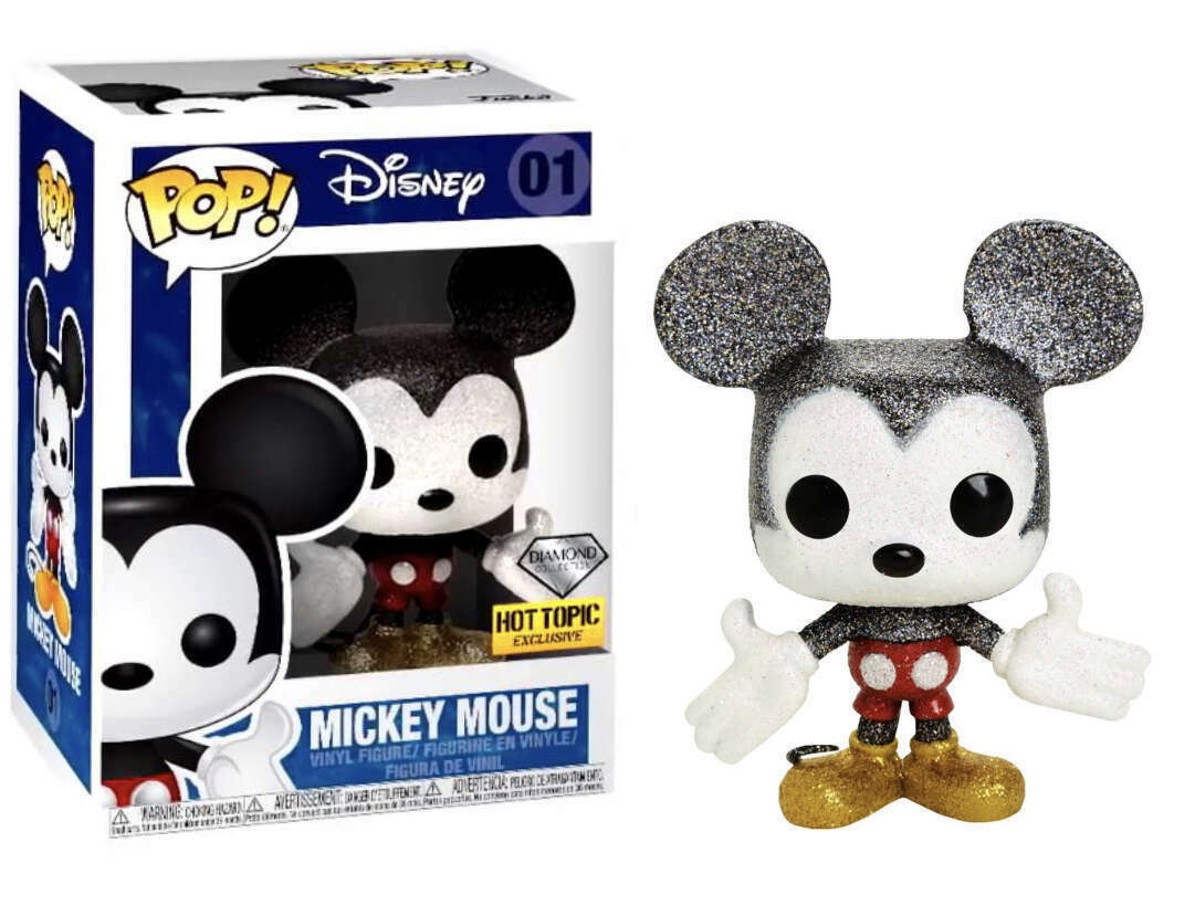 Funko Pop! Disney: Mickey Mouse (Diamond Collection) (Hot Topic Exclusive)