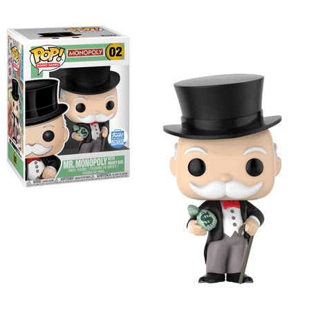 Funko Pop! Retro Toys: Monopoly: Mr.Monopoly with Money Bags (Funko Shop Exclusive)