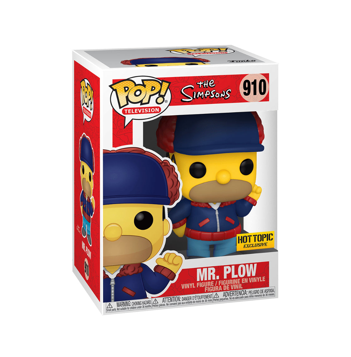 Funko Pop! Animation: The Simpsons: Mr.Plow (Hot Topic Exclusive) (Box Imperfection)