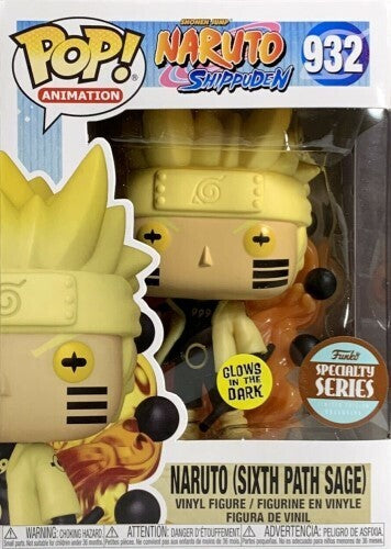 Funko Pop! Animation: Naruto Shippuden: Naruto (Six Path Sage) (Glow) (Specialty Series Exclusive)