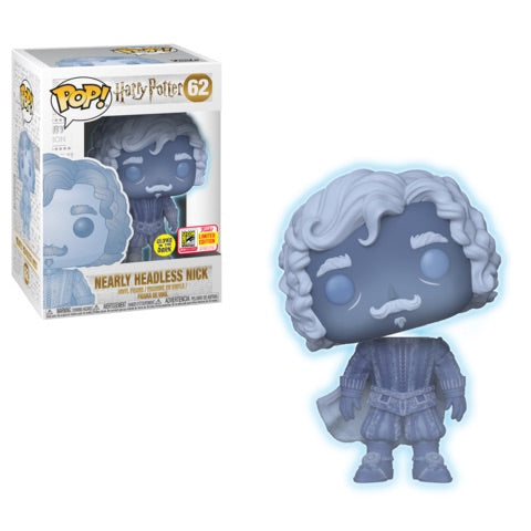 Funko Pop! Movies: Harry Potter: Nearly Headless Nick (Glow) (2018 SDCC Convention Exclusive)