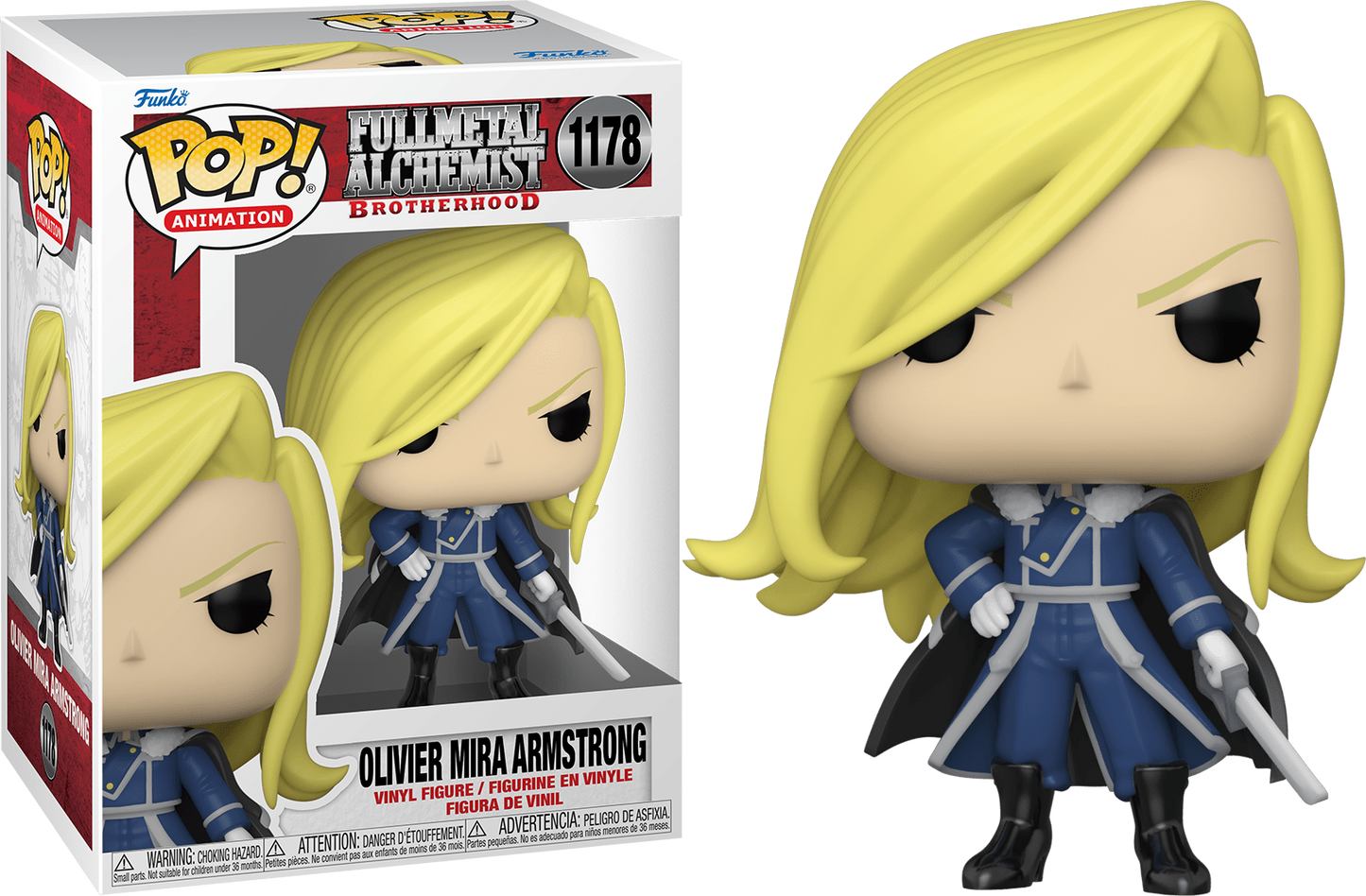 Funko Pop! Animation: FullMetal Alchemist: Olivier Mira Armstrong (With Sword)