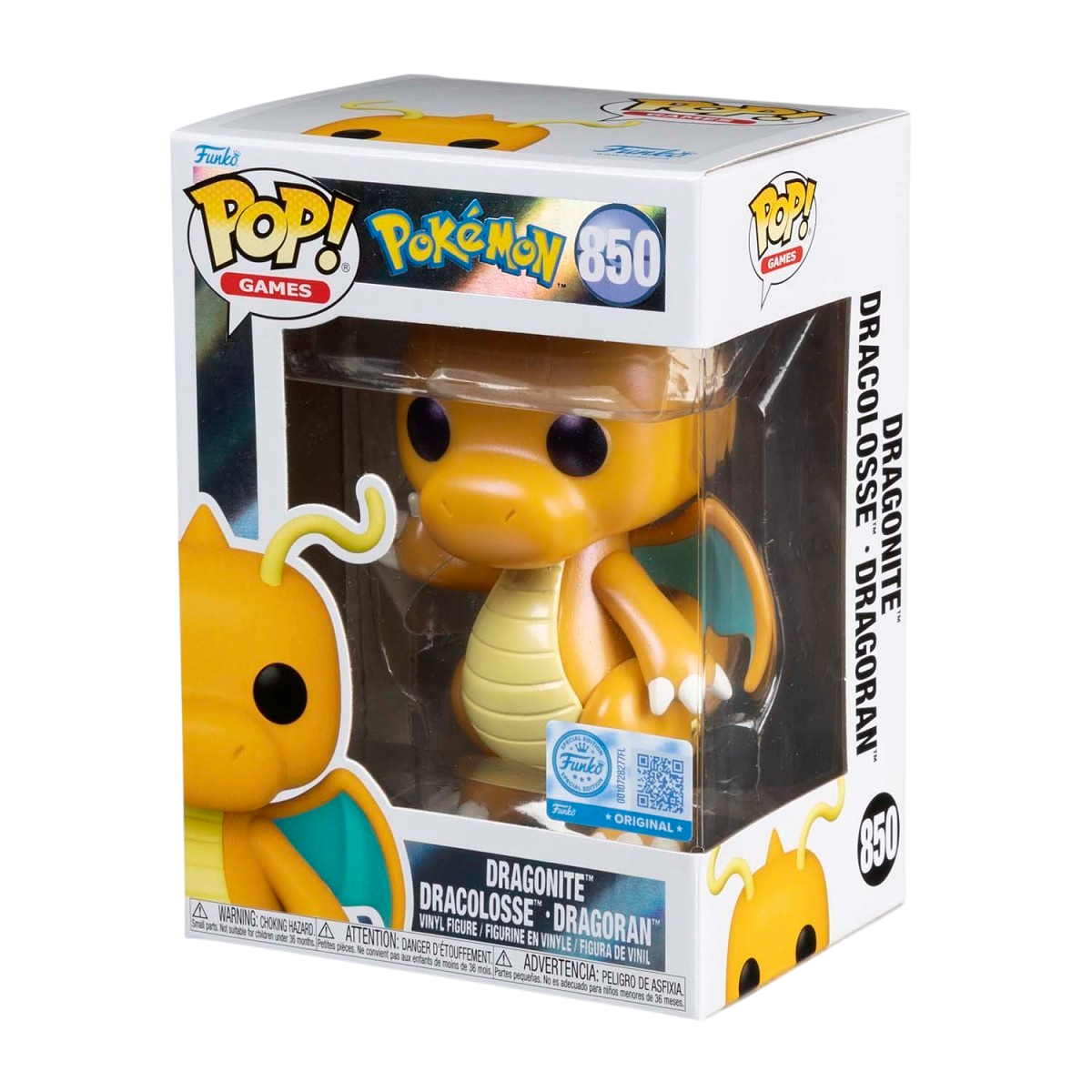 Funko Pop! Games: Pokemon: Dragonite (Pearlescent) (Pokemon Centre Exclusive)
