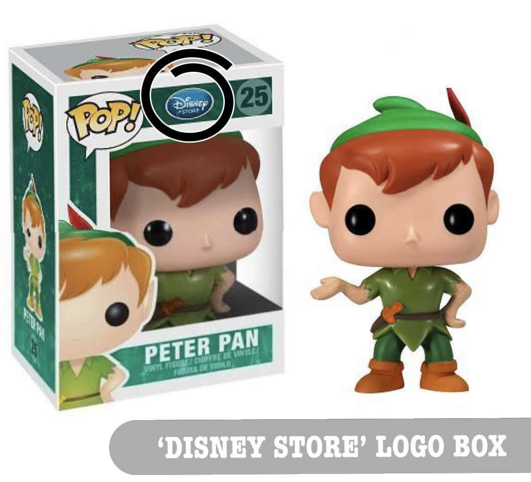 Funko Pop! Disney: Peter Pan: Peter Pan (Disney Store Logo) (Box Imperfections)