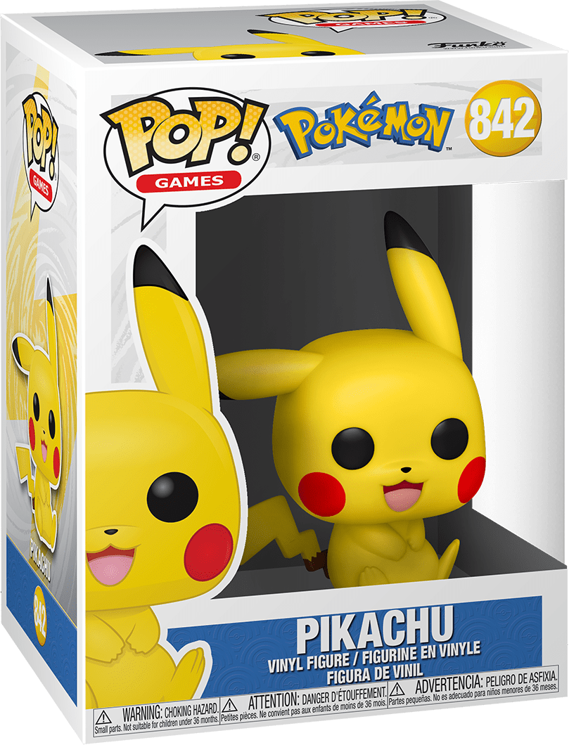 Funko Pop! Games: Pokemon: Pikachu (Sitting)