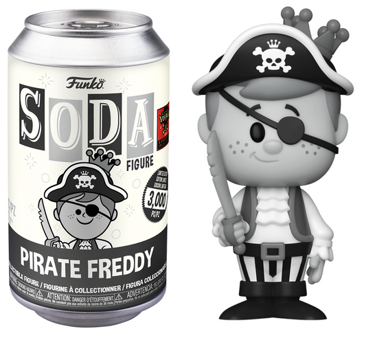 Funko Soda: Fantastic Voyage: Pirate Freddy (Black & White) (L.E 3,000)