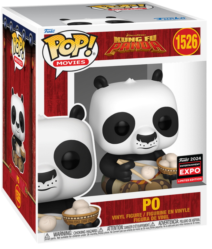 Funko Pop: Movies: Kung Fu Panda: Po With Dumplings (2024 C2E2 Shared Exclusive)