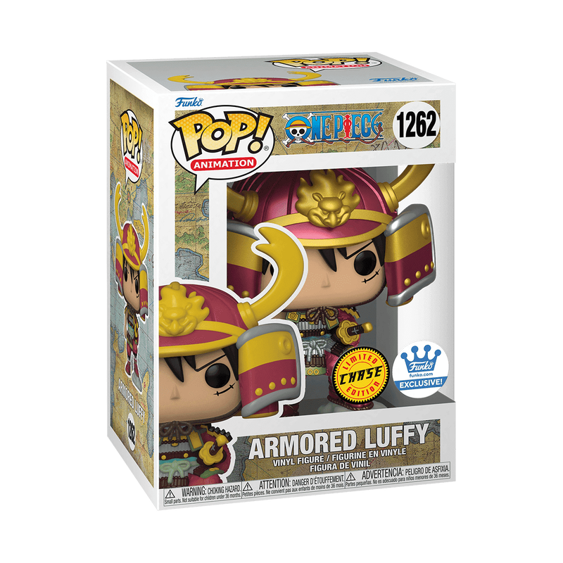 Funko Pop! Animation: One Piece: Armored Luffy (Metallic Chase) (Funko Shop Exclusive)