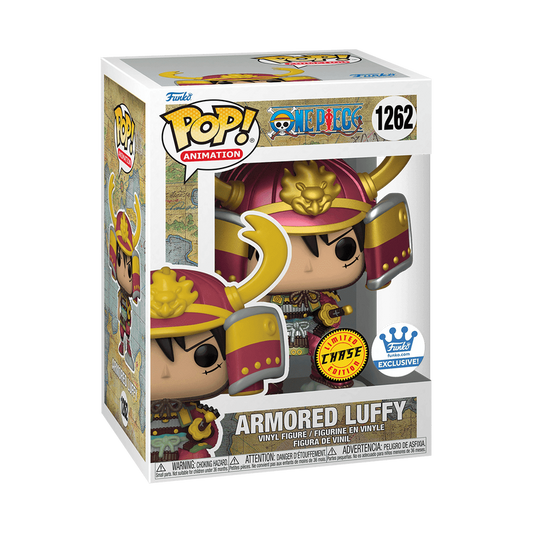 Funko Pop! Animation: One Piece: Armored Luffy (Metallic Chase) (Funko Shop Exclusive)