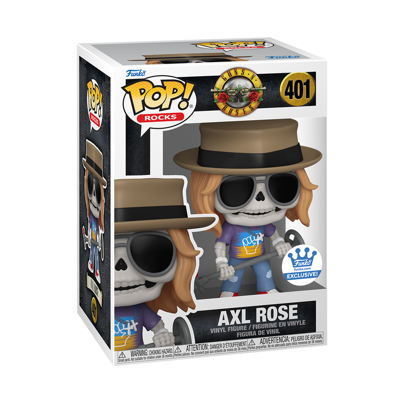 Funko Pop! Rocks: Guns n Roses: Axl Rose (Skeleton) (Funko Shop Exclusive)