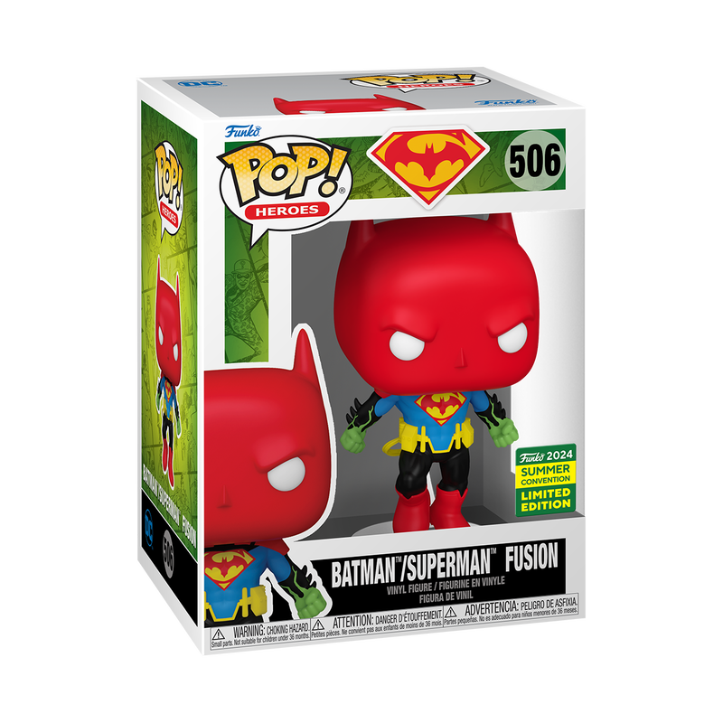 Funko Pop! Heroes DC: Batman/Superman Fusion (2024 SDCC Shared Exclusive)