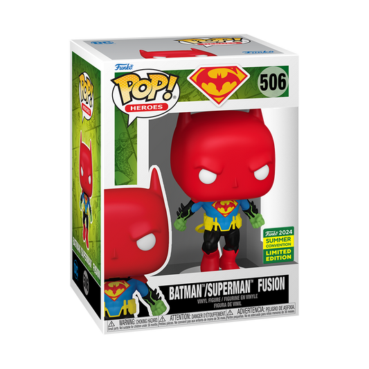 Funko Pop! Heroes DC: Batman/Superman Fusion (2024 SDCC Shared Exclusive)