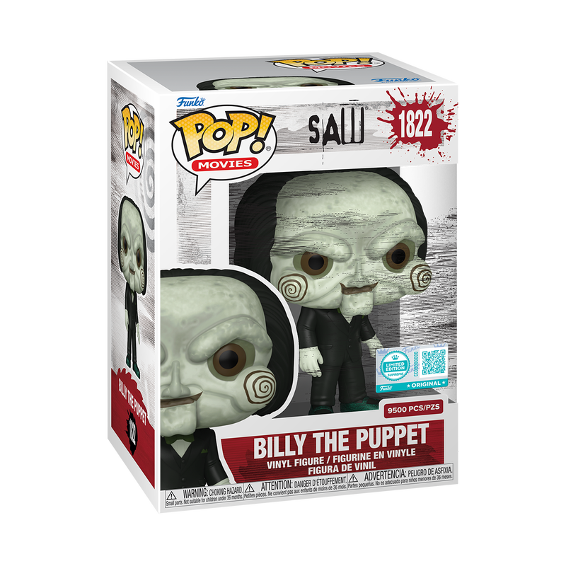 Funko Pop! Movies: Saw: Billy the Puppet (LE 9,500) (Funko Supreme Exclusive)