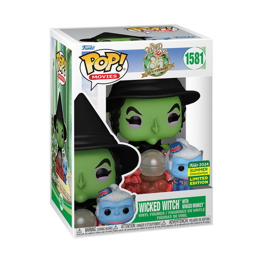 Funko Pop! Movies: Wizard Of Oz: Wicked Witch With Winged Monkey (2024 SDCC Shared Exclusive)