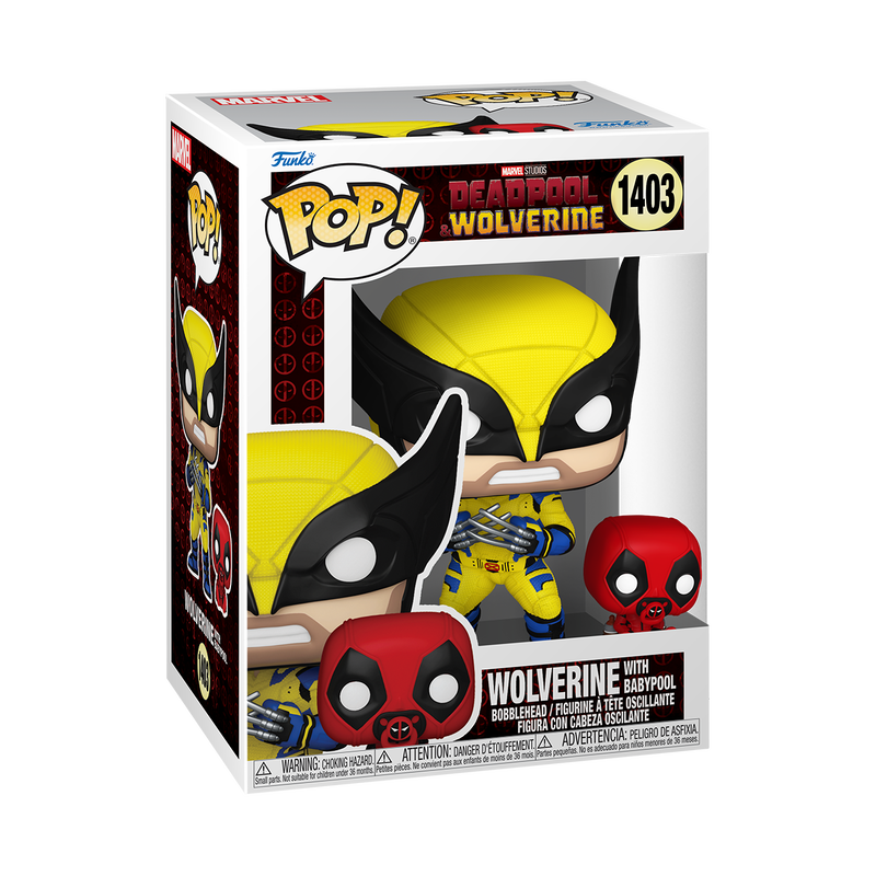 Funko Pop! Marvel: Deadpool & Wolverine: Wolverine With Babypool