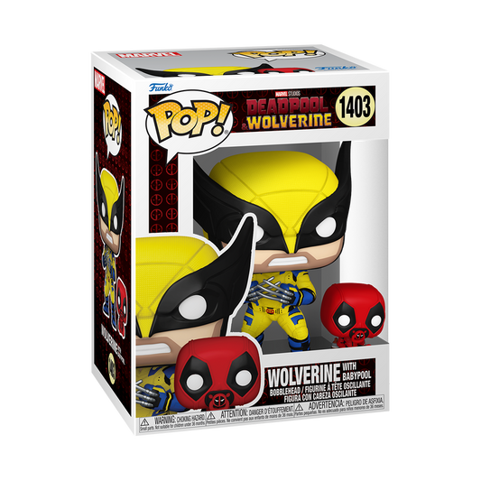 Funko Pop! Marvel: Deadpool & Wolverine: Wolverine With Babypool