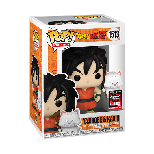 Funko Pop! Animation: Dragon Ball Z: Yajirobe & Karin (2024 C2E2 Convention Exclusive) (Box Imperfection)