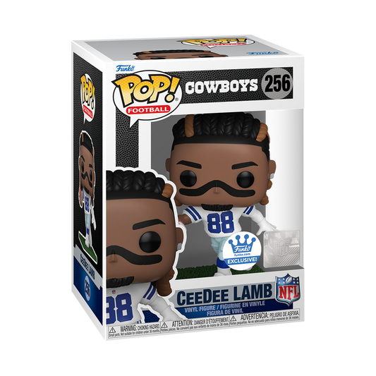 Funko Pop! Football: Dallas Cowboys: CeeDee Lam (Cowboys Home Uniform) (Funko Shop Exclusive)