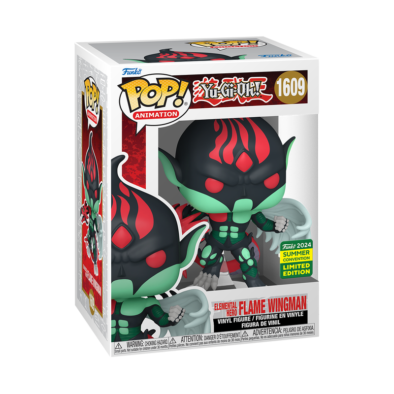 Funko Pop! Animation: Yu-Gi-Oh: Elemental Hero Flame Wingman (2024 SDCC Shared Exclusive)