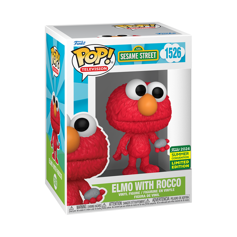 Funko Pop! Sesame Street: Elmo With Rocco (2024 SDCC Shared Exclusive)