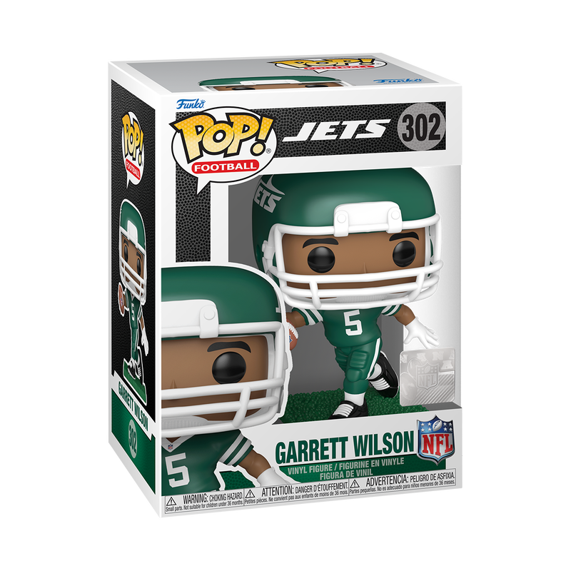 Funko Pop! NFL: New York Jets: Garrett Wilson (Running) (Green & White Uniform)