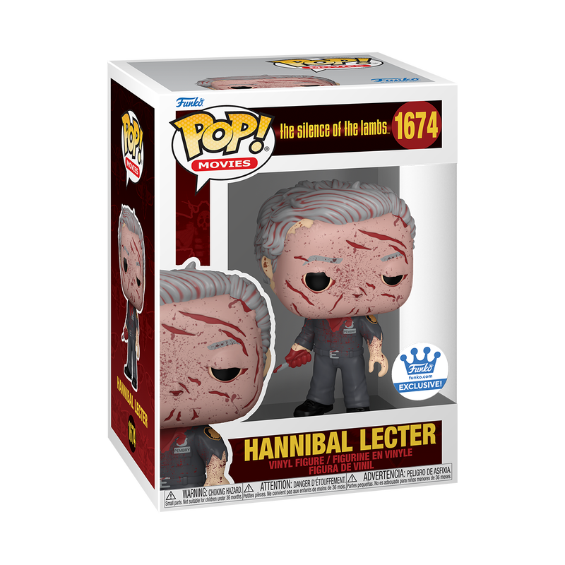 Funko Pop! Movies: The Silence Of The Lambs: Hannibal Lecter As Guard (Bloody) (Funko Shop Exclusive)