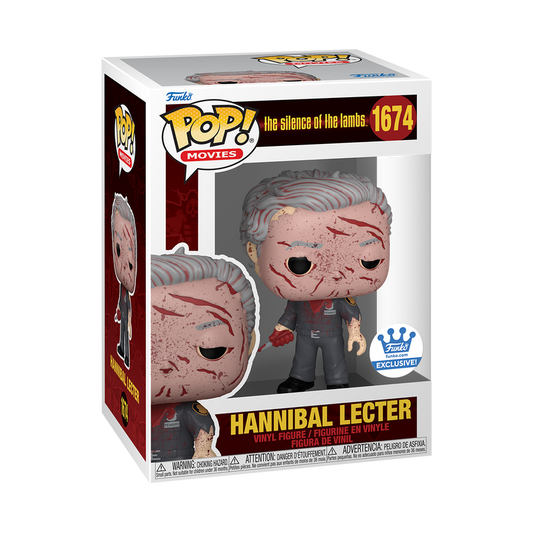 Funko Pop! Movies: The Silence Of The Lambs: Hannibal Lecter As Guard (Bloody) (Funko Shop Exclusive)