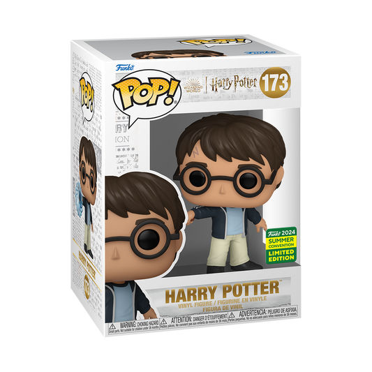 Funko Pop! Television: Harry Potter W/ Wand  (2024 SDCC Shared Exclusive) (Box Imperfection)