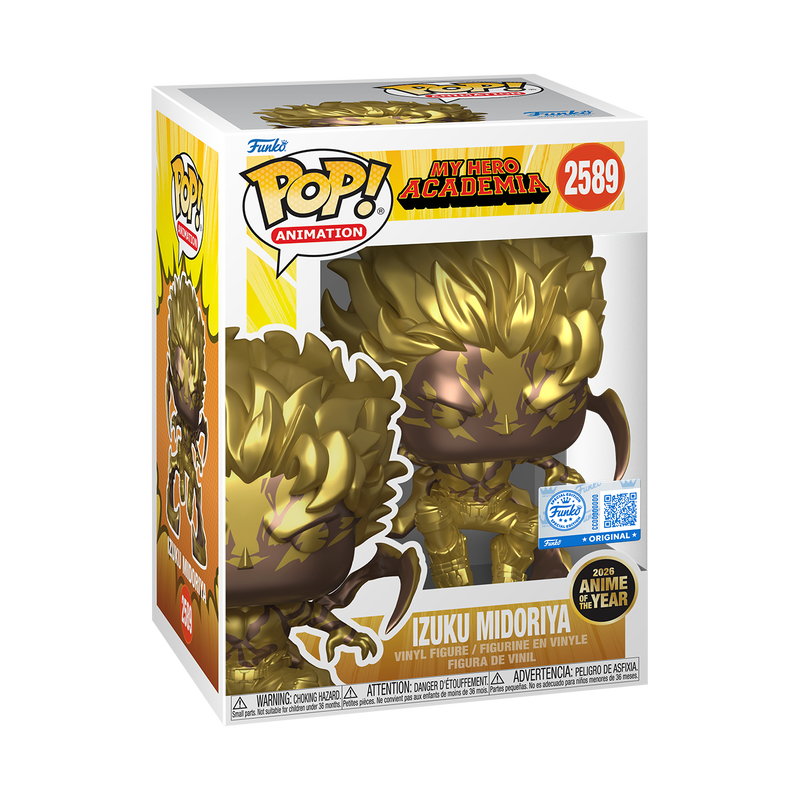 Funko Pop! Animation: My Hero Academia: Izuku Midoriya (Gold) (2026 Anime of the Year Exclusive)