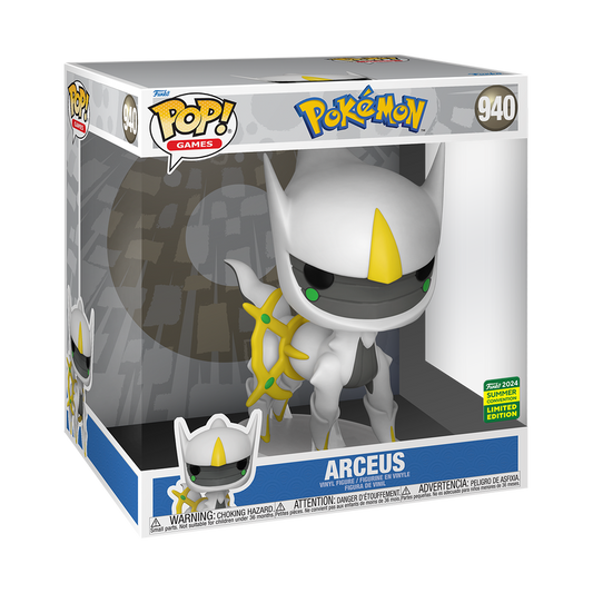 Funko Pop! Pokemon: 10" Arceus (2024 SDCC Shared Exclusive) (Box Imperfection)