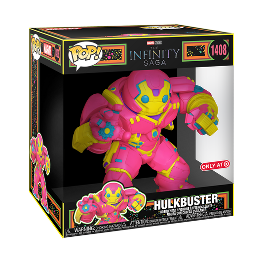 Funko Pop! Marvel: Infinity Saga: 10" Hulkbuster Black Light (Target Exclusive)