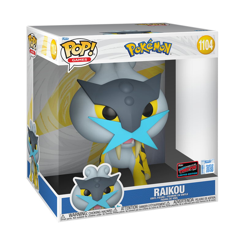 Funko Pop! Games: Pokemon: Raikou (Jumbo 10") (2025 NYCC Convention Exclusive)
