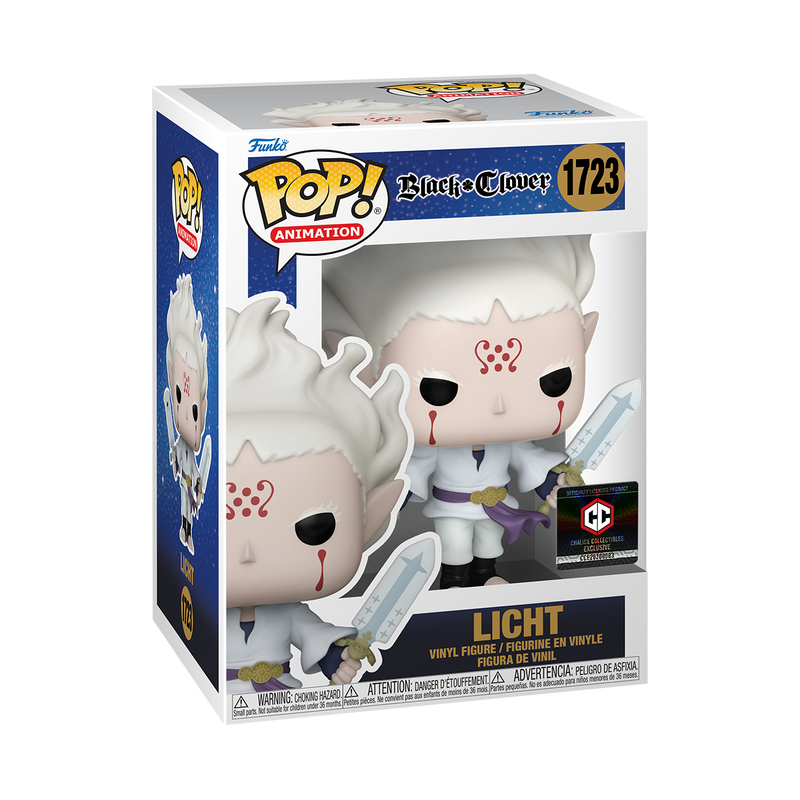 Funko Pop! Animation: Black Clover: Light With Sword (Chalice Collectables Exclusive)