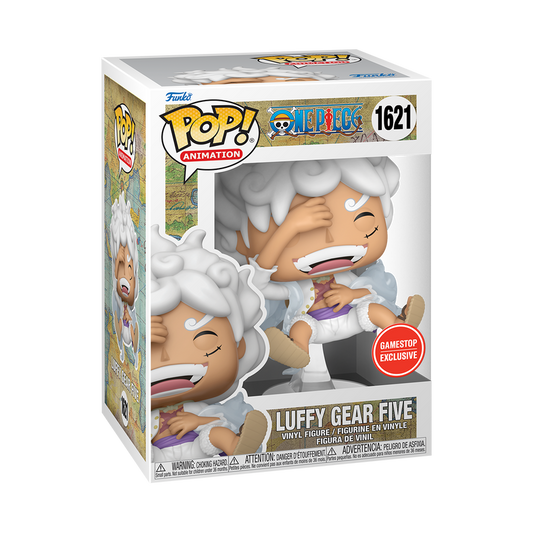 Funko Pop! Animation: One Piece: Luffy Gear 5 (Laughing) (GameStop Exclusive)