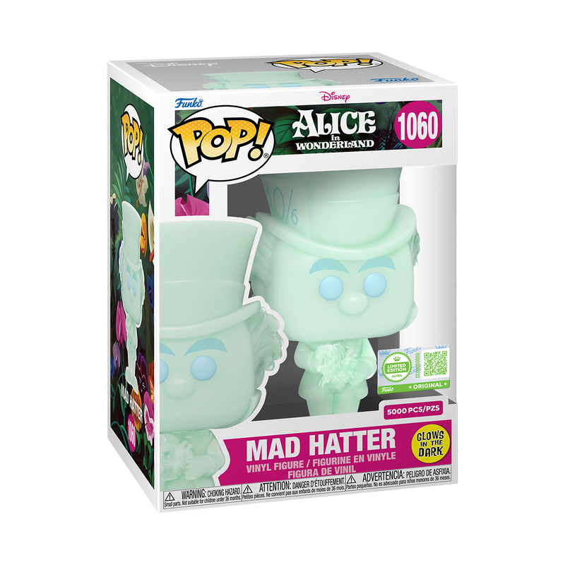 Funko Pop! Disney: Alice in Wonderland: Mad Hatter (Glow) (LE 5,000) (Funko Ultra Edition)