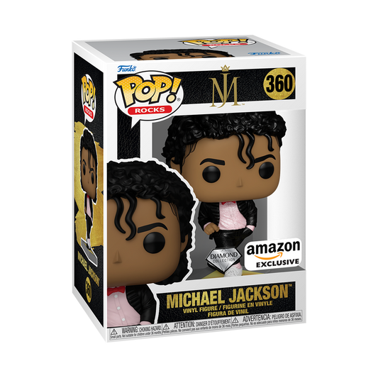 Funko Pop! Rocks: Michael Jackson (Billie Jean) (Diamond) (Amazon Exclusive) (Box Imperfection)