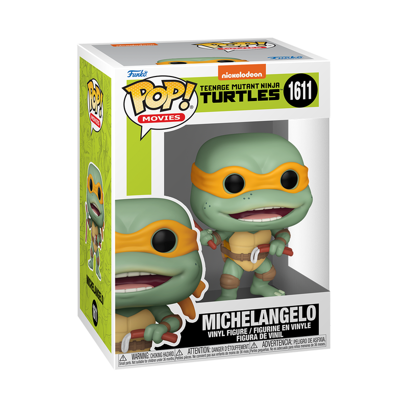 Funko Pop! Movies: Teenage Mutant Ninja Turtles: Michelangelo With Sausage Nunchuck