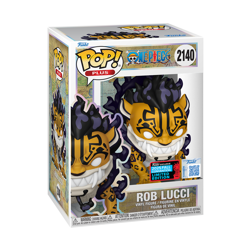 Funko Pop! Plus: One Piece: Rob Lucci (2025 Fall Convention Shared Exclusive)