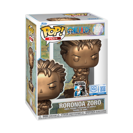 Funko Pop! Plus: Animation: One Piece: Roronoa Zoro Statue (Bronze) (Funko Shop Exclusive)