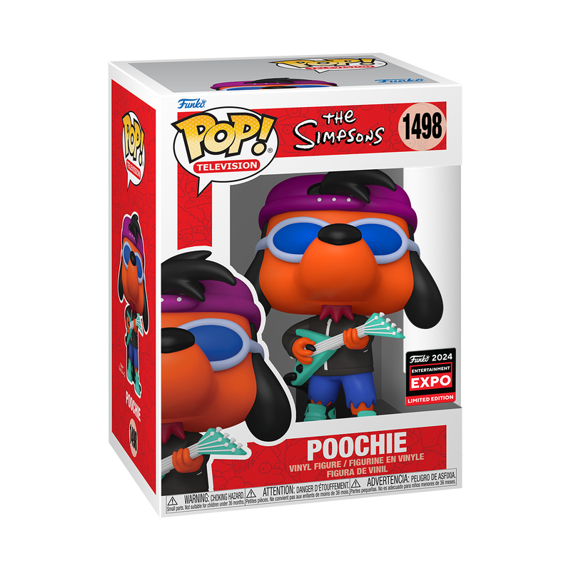 Funko Pop: Television: The Simpsons: Poochie (2024 C2E2 Shared Exclusive) (Box Imperfection)