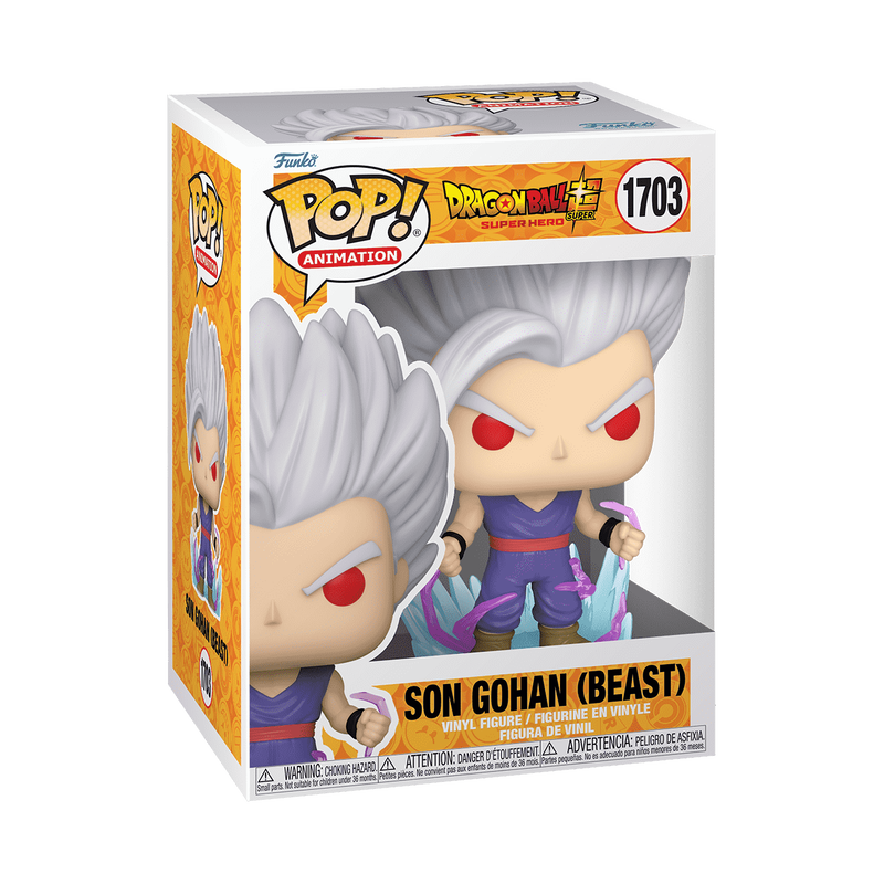 Funko Pop! Animation: Dragon Ball Super Super Hero: Son Gohan (Beast) (Box Imperfection)
