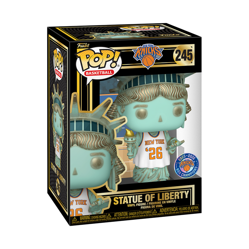 Funko Pop! Basketball: Statue of Liberty (New York Knicks 2026 NBA Champions - Ring Night) (Funko Shop Exclusive)