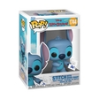 Funko Pop! Disney Stitch figure with mood chart from Lilo and Stitch, featuring Stitch in a playful pose with colorful mood chart accessory.