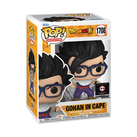 Funko Pop! Animation: Dragon Ball Z: Gohan In Cape (No Sticker) (Box Imperfection)