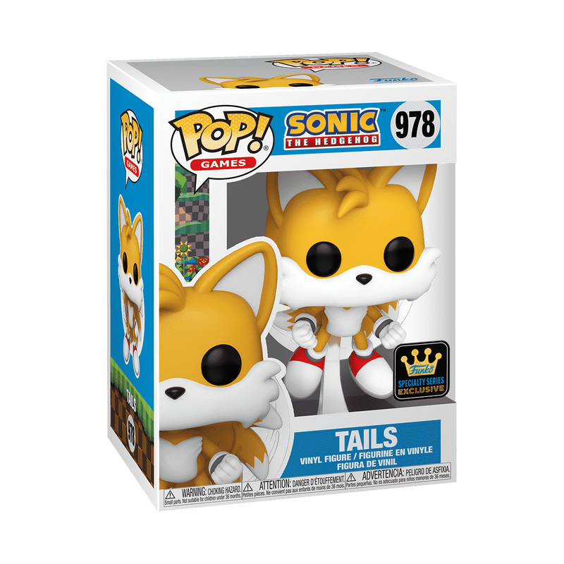 Funko Pop! Games: Sonic The Hedgehog: Tails (Specialty Series Exclusive) (Box Imperfection)